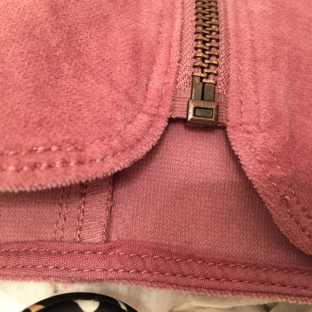 ZARA Girls Pink Zipper Skirt- Size 5 - Picture 3 of 5